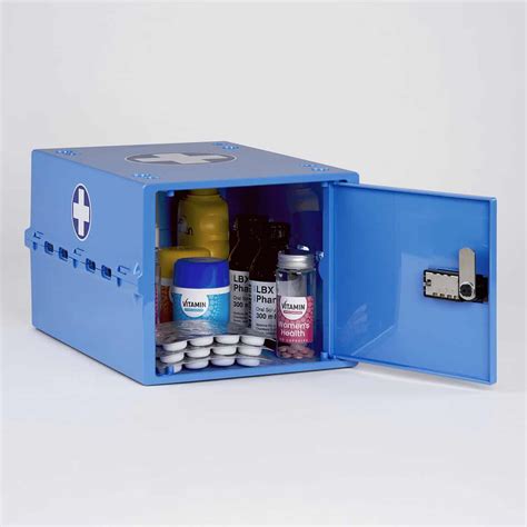 lockable metal medicine box|lockable medicine box for fridge.